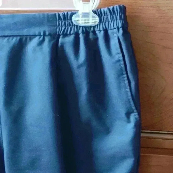 "KORET" 16P Navy Blue ¾ Elastic Waist. Side pockets comfortable fit EUC - Picture 2 of 7
